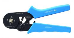 ARDEBO.de Högert HT1P190 Crimpzange für Aderendhülsen, selbsteinstellend, 0,25 - 6,0mm², vierkantcrimp (HT1P190)