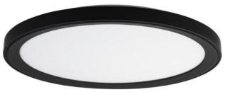 ARDEBO.de Brumberg SUNNY MIDI LED-Anbaudownlight, D=440mm, 230VAC, 50Hz, 110°, 40W, 3750lm, 3000K/4000K/6000K, direkt/indirekt, dimmbar Phasenabschnitt, schwarz matt (12209083)