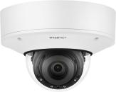 ARDEBO.de Hanwha Vision 4K-Netzwerk-IR-Vandalismus-Dome-Kamera, 2,8-8,4mm (3x) motorisiertes Gleitsichtvarifokalobjektiv, IR 40m, Tag & Nacht, extremer WDR, IP66/IP67/IP6K9K, IK10+, PoE, weiß (XNV-9082R)
