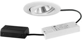 ARDEBO.de Brumberg BB03 LED-Einbaustrahler DALI dimmbar, 6W, 3000K, rund, schwenkbar, weiß (41463073)