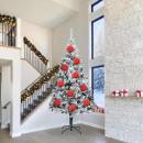 ARDEBO.de - Weihnachtskugel-Set 3 pcs Rot