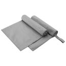 ARDEBO.de - Sporthandtücher 2 pcs Dunkelgrau 100 x 50 cm