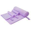 ARDEBO.de - Sporthandtuch Set 3 pcs Lila Polyester und Polyamid
