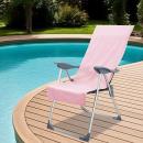 ARDEBO.de - Außenstuhl Handtücher 2 pcs Rosa 130 x 60 cm