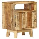 ARDEBO.de - Nachttisch 40x30x50 cm Raues Mangoholz