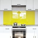 ARDEBO.de - Küchenrückwand 2 pcs Gelb 70 x 60 cm Gehärtetes Glas