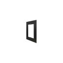 ARDEBO.de Comelit UT9152B Adapterrahmen, 2-Module, 180x280x3 mm, schwarz