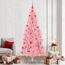 ARDEBO.de - Weihnachtsbaum mit 300 LEDs mit Ständer Rosa 240 cm PVC