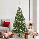 ARDEBO.de - Künstlicher Weihnachtsbaum mit 300 LEDs mit Ständer Grün 180 cm