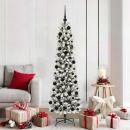 ARDEBO.de - Künstlicher Weihnachtsbaum mit 300 LEDs Grün und Weiß 180 cm