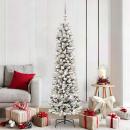ARDEBO.de - Künstlicher Weihnachtsbaum mit 300 LEDs Grün und Weiß 180 cm