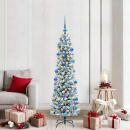 ARDEBO.de - Künstlicher Weihnachtsbaum mit 300 LEDs Grün und Weiß 180 cm