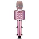 ARDEBO.de - Bluetooth® Karaoke-Mikrofon mit Lautsprecher und Beleuchtung Pink