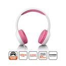 ARDEBO.de - Kinderkopfhörer 85dB mit Aufklebern Pink