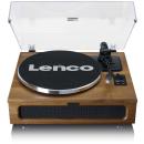 ARDEBO.de - Plattenspieler mit 4 eingebauten Lautsprechern und Bluetooth-Empfang Wood