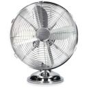 ARDEBO.de - Trebs Tischventilator Metall 12 Zoll Silber