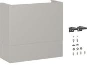 ARDEBO.de Hager FZ0550TB Teleskop-Rangierblende, universZ, Höhe=350-680mm, Tiefe=205mm, 2-feldig, RAL 9010 weiß