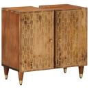 ARDEBO.de - Waschbeckenunterschrank 62x33x58 cm Massivholz Mango