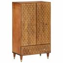 ARDEBO.de - Highboard 60x33x100 cm Massivholz Mango