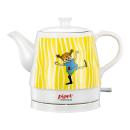 ARDEBO.de - Pippi Langstrumpf Keramik-Wasserkocher - 0,8 Liter - Happy Pippi Design