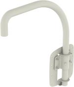 ARDEBO.de Hanwha Vision Brüstungshalterung für Kameras, außenbereich, aluminium, weiß (SBP-300LMW)