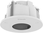 ARDEBO.de Hanwha Vision Deckenbefestigung, Gehäuse in der Decke für Kameras, aluminium, weiß (SHD-1408FPW)