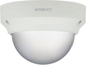 ARDEBO.de Hanwha Vision Kuppelabdeckung, Abdeckung der Kuppel für Kameras, aluminiumbasis, polycarbonat geräucherteres glas, eifenbein (SPB-PTZ73)