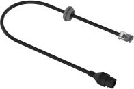 ARDEBO.de Hanwha Vision RJ45-Anschlusskabel für Netzwerkkameras QNV, VPE 5 Stück, schwarz (SPP-C45W)