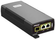 ARDEBO.de Hanwha Vision PoE injector, 60W, 1,1A, HPoE Injector, SFP Port enthalten, schwarz (SPO-6011)