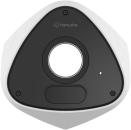 ARDEBO.de Hanwha Vision Kuppelabdeckung mit Kabeldurchführung TNV-C7013RC Aluminium, weiß (SBP-300PMW2)