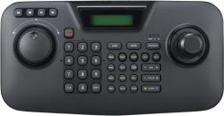 ARDEBO.de Hanwha Vision Steuerung des PTZ/DVR-Systems, 2-zeiliger Text LCD, Kompaktbauweise, 3D-Joystick, schwarz (SPC-2010)