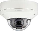 ARDEBO.de Hanwha Vision 2M vandalismusgeschützte Netzwerk-IR-Dome-Kamera, 2,8-12mm (4,3x) motorisiertes Varioobjektiv, Tag & Nacht, WDR (150dB), IR 50m, IP67/IP66, IK10, PoE, weiß (XNV-6080R)