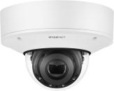 ARDEBO.de Hanwha Vision 2MP Netzwerk IR PoE Extender Vandale Dome-Kamera, 2,8-12mm (4,3x) motorisierte Gleitsichtvarifokalisierung, IR 50m, Tag & Nacht (ICR), WDR (150dB), IP66/IP67/IP6K9K, IK10+, PoE, weiß (XNV-6081RE)