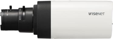 ARDEBO.de Hanwha Vision 2MP Netzwerk-Box-Kamera, 2MP, Max. 30fps@2MP, Defokussierungserkennung, Tag & Nacht, weiß (QNB-6002)