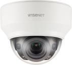 ARDEBO.de Hanwha Vision 5M Netzwerk-IR-Dome-Kamera, 3,9-9,4mm (2,4x) motorisiertes Varioobjektiv, Tag & Nacht, WDR (120dB), IR 30m, IK08, PoE: 12VDC, weiß (XND-8080R)