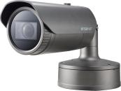 ARDEBO.de Hanwha Vision 5M Netzwerk-IR-Bullet-Kamera, 3,7-9,4mm (2,5x) motorisiertes Varioobjektiv, Tag & Nacht, WDR (120dB), IR 50m, IP66/IP67, IK10, dunkelgrau (XNO-8080R)