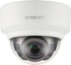 ARDEBO.de Hanwha Vision 5M manipulationssichere Netzwerk-IR-Dome-Kamera, 3,9-9,4mm (2,4x) motorisiertes Varioobjektiv, Tag & Nacht, WDR (120dB), IR 30m, IK08, PoE: 12VDC, weiß (XND-8080RV)