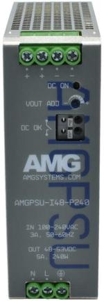 ARDEBO.de Hanwha Vision PoE Power Supply 240W Industrielle Stromversorgung (AMGPSU-I48-P240)