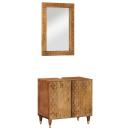 ARDEBO.de - 2-tlg. Badmöbel-Set Massivholz Mango