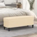 ARDEBO.de - Sitzbank Creme 100x35x41 cm Stoff