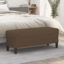 ARDEBO.de - Sitzbank Braun 100x35x41 cm Stoff