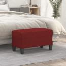 ARDEBO.de - Sitzbank Weinrot 70x35x41 cm Stoff