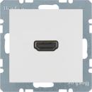 ARDEBO.de Berker 3315421909 High Definition Steckdose, S.1/B.3/B.7, polarweiß matt
