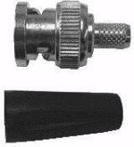 ARDEBO.de Burg Guard BNC-CM-TG/10 Prof. BNC-Crimpstecker für KoaxMulti/100 inkl. Knickschutz (579627)