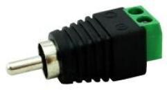 ARDEBO.de Burg Guard AA-M-RCA-031/10 Adapter Zweidraht/Cinch-Stecker (579744)