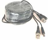 ARDEBO.de Burg Guard KOAX-MULTI-EASY-30C Koaxkabel mit beidseitig montierten BNC-Steckern und 2 seperaten Adern, 30m (579740)