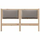 Kopfteil Sonstiges Braun 160 cm Massivholz Kiefer