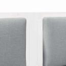 Kopfteil Sonstiges Weiß 120 cm Massivholz Kiefer