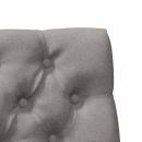 Gepolstertes Kopfteil Taupe 75 cm Massives Kiefernholz