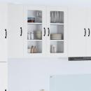 ARDEBO.de - Küchenhängeschrank Hochglanz Weiß 80 x 31 x 80 cm Holzwerkstoff